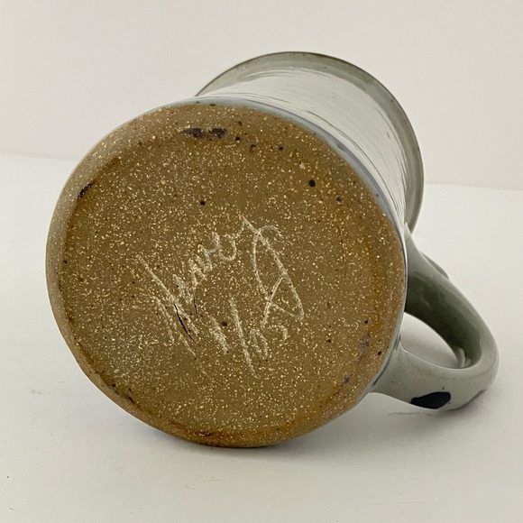 Vintage Harvey Pottery Salt Glazed Fort Drum, NY Stoneware Coffee Cup Mug - Picture 7 of 11